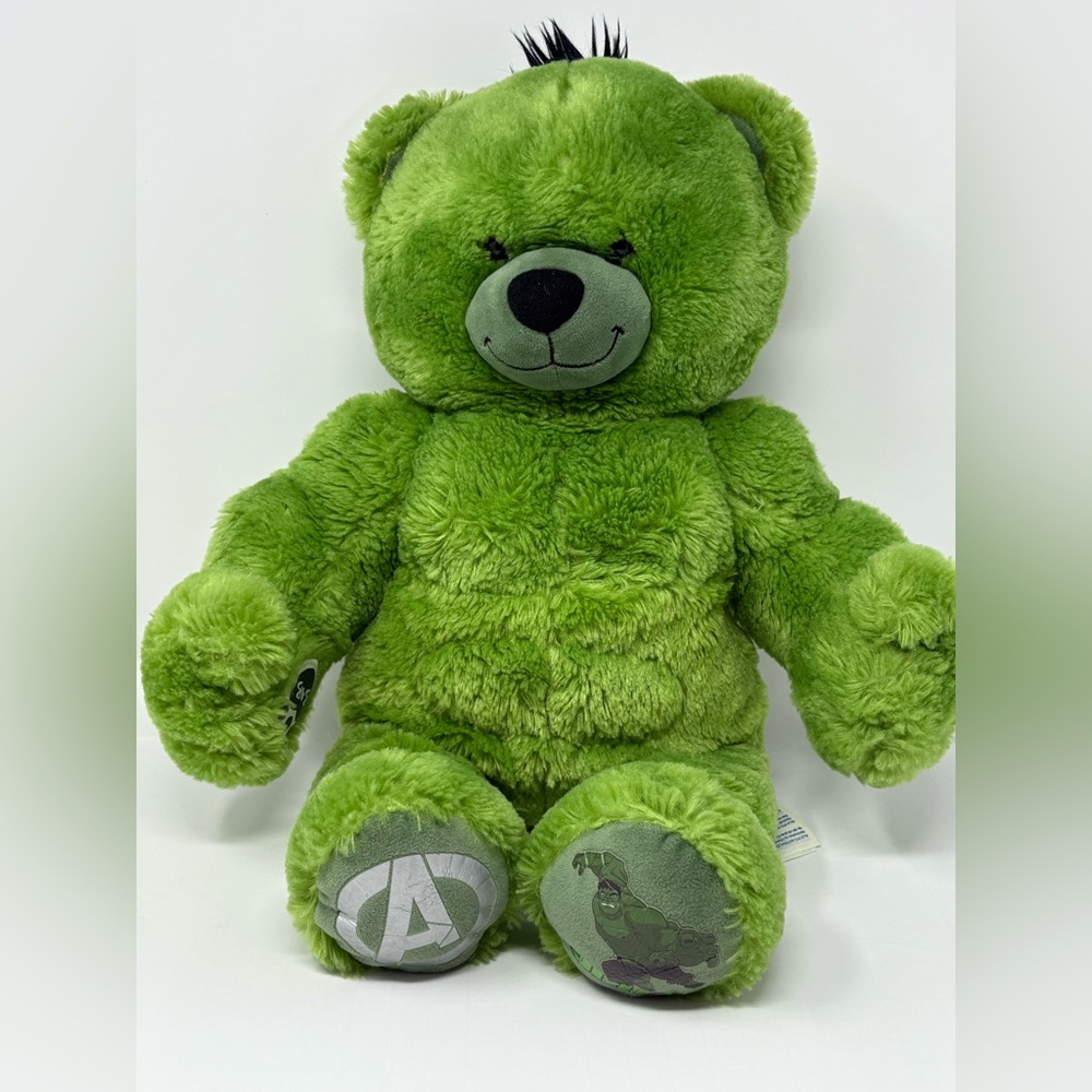 BUILD-A-BEAR: Marvel Comics; Incredible Hulk Green Superhero Plush